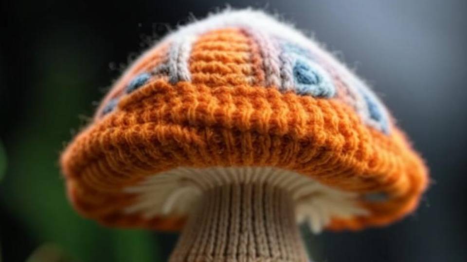 АМИГУРУМИ: ГРИБОЧКИ, вязаные игрушки ОТ НЕЙРОСЕТИ. Подборка №1. смотреть онлайн