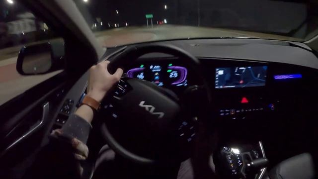 2023 Kia Niro Hybrid SX Touring - POV Night Drive (Binaural Audio) смотреть онлайн