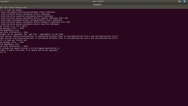 Git installation and configuration on #ubuntu смотреть онлайн