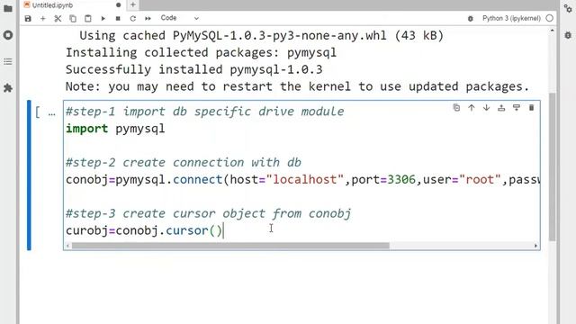 Python Database Connectivity , How To Connect Mysql Program,Python MySQL Database Connection смотреть онлайн