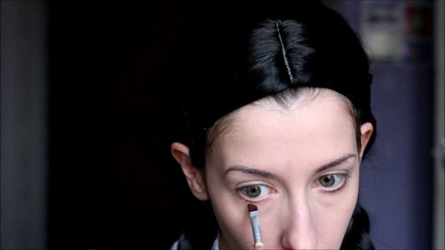 Wednesday Addams hair, make-up, costume FULL tutorial. смотреть онлайн