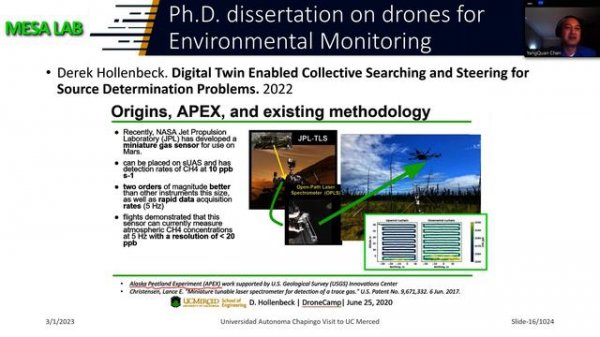 Drone Research Educational Excellence introduction MESA Lab YangQuan Chen 3 1 2023
