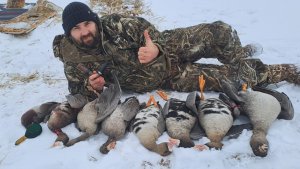 Охота на гуся Декабрь 2023. ФИЛЬМ МАНЫЧ.