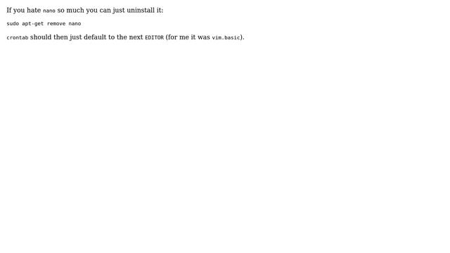 Change default text editor for crontab to vim (8 Solutions!!) смотреть онлайн