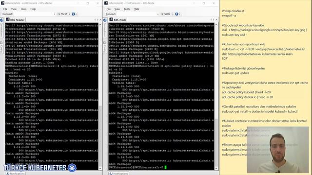 Kubernetes Kuruyoruz 1/3 - İndirme | Kubernetes nedir? | #Türkçe #Kubernetes смотреть онлайн