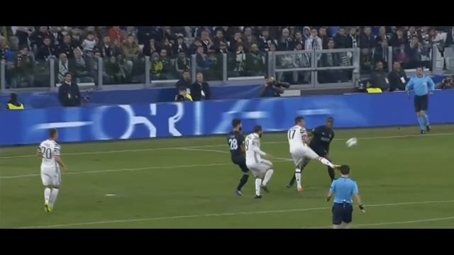 Mario Mandzukic backheel pass vs Porto смотреть онлайн