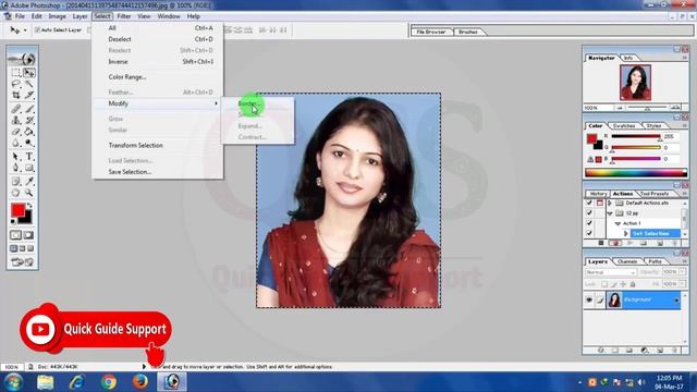 Adobe Photoshop 7 0 | me | Passport Size Photo | Kaise Banaye 2021 смотреть онлайн