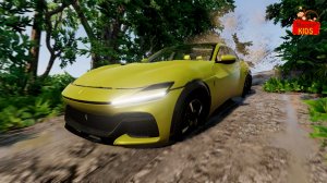 Мультик про Машинки - Машина застряла на горной дороге, Эвакуатор спешит на помощь. МанкиМульт