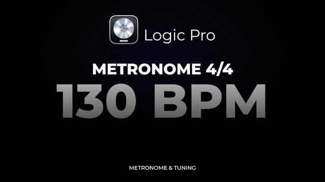 Metronome (Logic Sound) - 130 BPM 4/4 (Beats per minute) смотреть онлайн