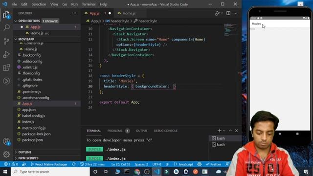React Native Movie App Part-I || React Native Projects || React Native Tutorials смотреть онлайн