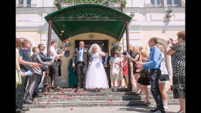 Свадебное слайдшоу. Александр + Марина!!! 6.06.2015. смотреть онлайн