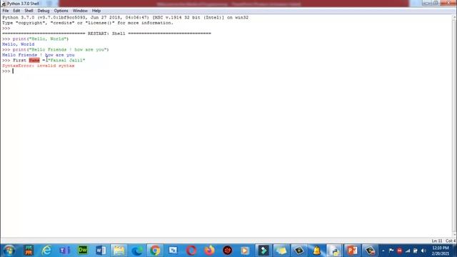 How to install python and write your first program in python смотреть онлайн
