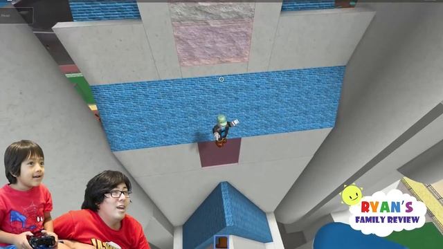 ROBLOX Visit Disney Land in Roblox! Let's Play with Ryan's Family Review! смотреть онлайн