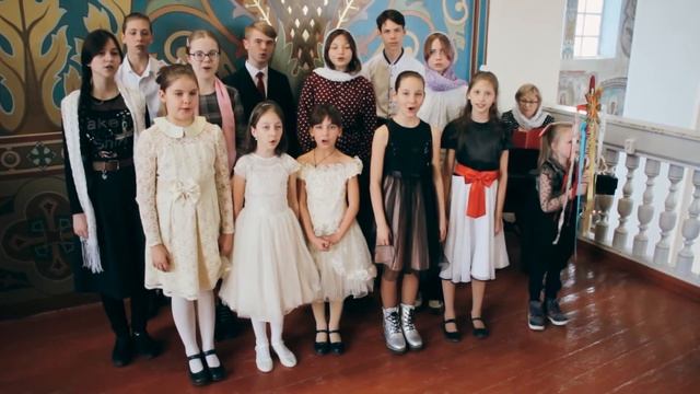 Рождественское поздравление от детского хора Покровского собора смотреть онлайн