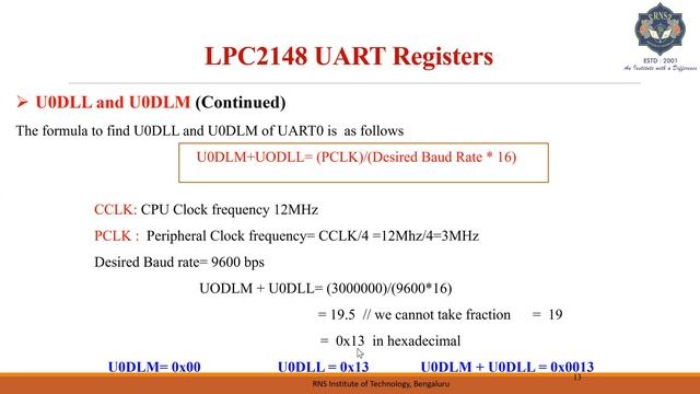 Microcontroller & Embedded Systems lab- LPC2148 Internal UART program смотреть онлайн