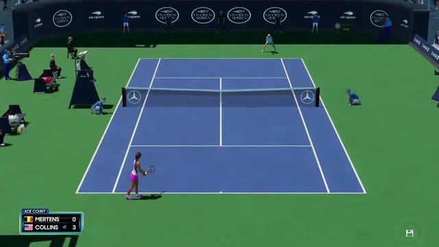 Mertens E. vs Collins D. [WTA 23] | AO Tennis 2 gameplay #aotennis2 смотреть онлайн