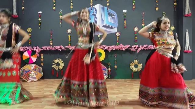 Dandiya dance | Garba Dance Nagada Sang Dhol | Happy Navratri | Choreography by Hani Saini Tannu смотреть онлайн