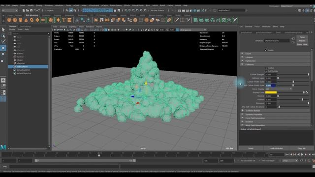 Maya Snow Simulation with nParticles Tutorial смотреть онлайн