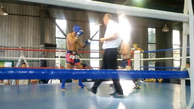 Чемпионат Одесской обл кикбоксинг Тодоров   Самолюк 2 раунд