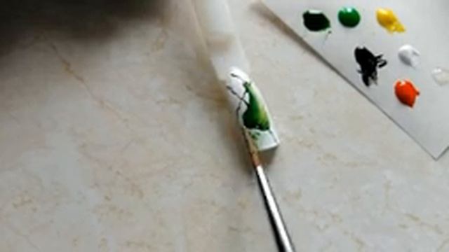 Простой и быстрый дизайн ногтей Рисуем фрукты смотреть онлайн