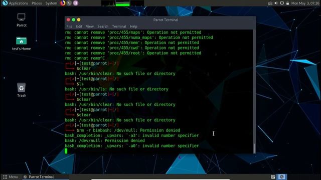 What happen if we delete files of operating system | Experiment with parrot os смотреть онлайн
