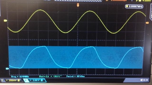 Hantek HDG2002B jitter relative to clock out смотреть онлайн