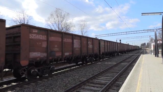 Тепловоз Ц30-M-1561 на ст. Аэгвийду / C30-M-1561 at Aegviidu station смотреть онлайн