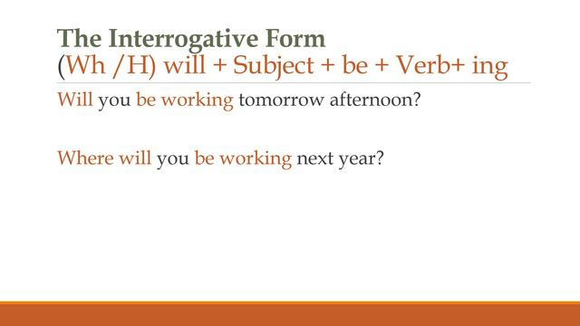 Future Tense Continuous смотреть онлайн