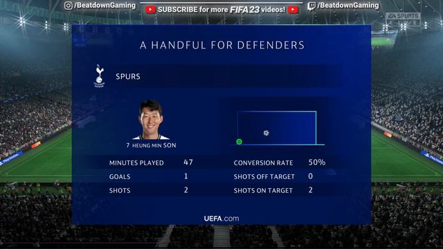 FIFA 23 - Tottenham Hotspur vs. Sporting CP @ Tottenham Hotspur Stadium смотреть онлайн