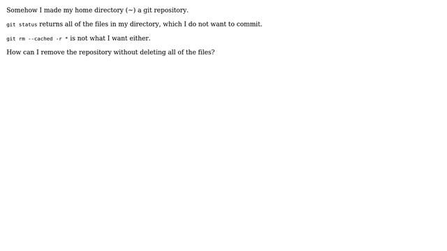 DevOps & SysAdmins: Accidentally created git repo in home directory смотреть онлайн