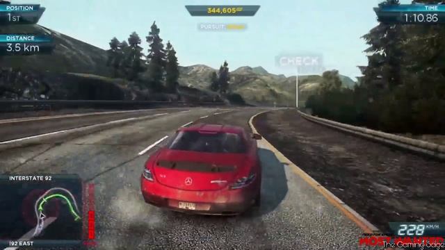 Need for Speed Most Wanted 2012 Blacklist #8 Beaten Mercedes-Benz SL 65 AMG смотреть онлайн