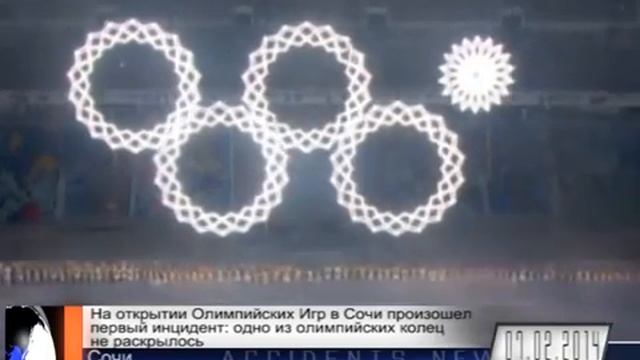 На открытии Олимпиады в Сочи произошел курьёз с кольцами смотреть онлайн
