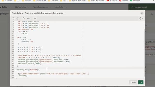 Digital Clock Create In Oracle Apex смотреть онлайн