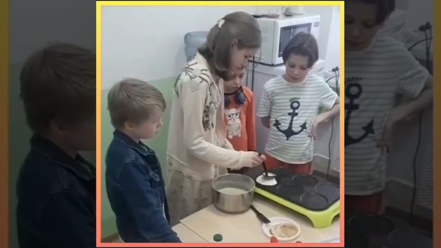 Мастер класс «печём блины» в летнем лагере Школы «Морозко». Отряд «Мамонты» смотреть онлайн