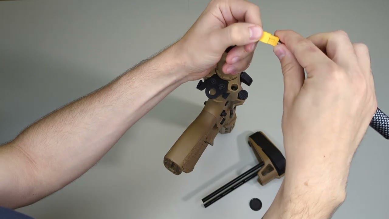 Подключение аккумулятора к SLR Rifleworks песочный смотреть онлайн