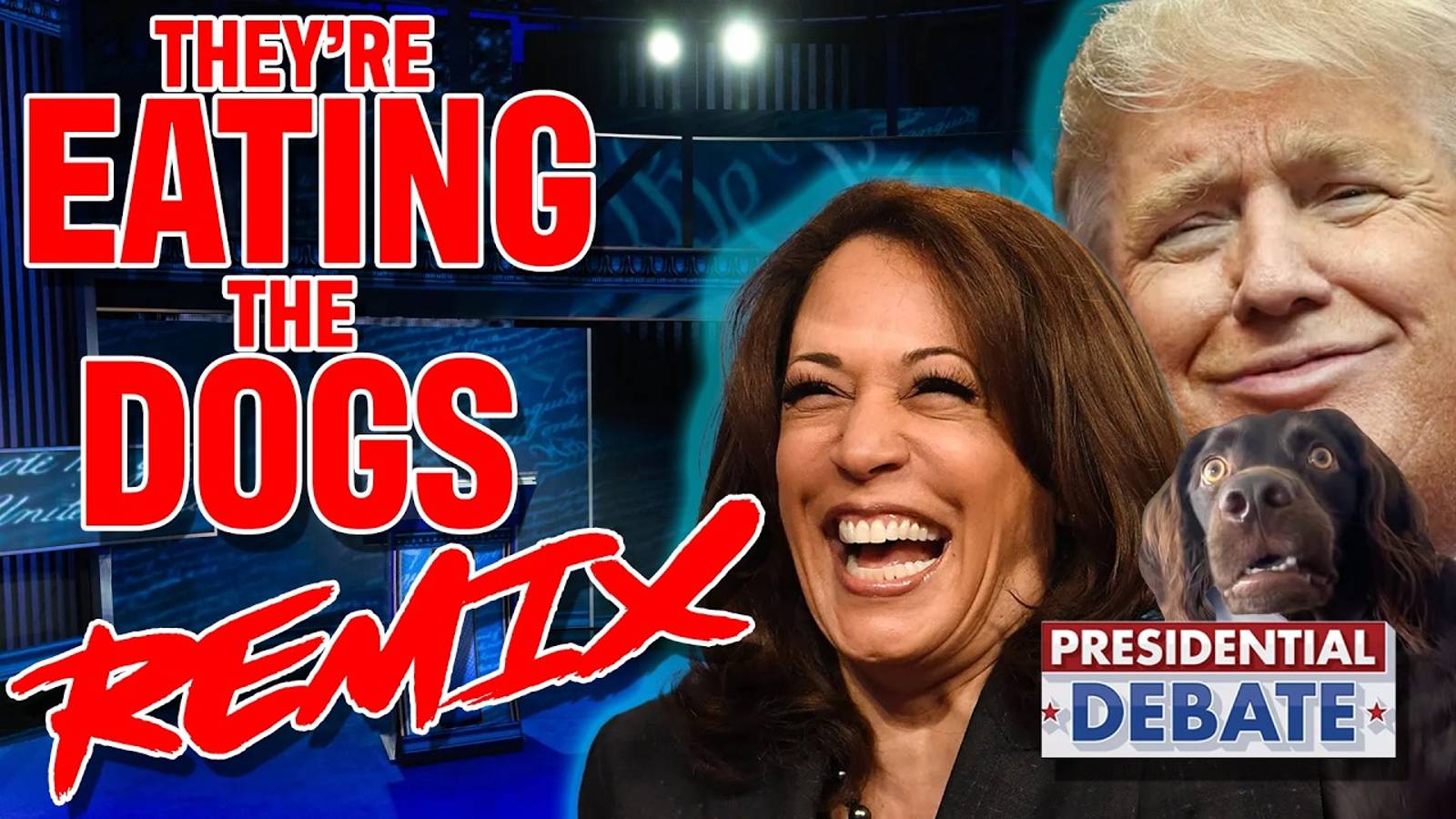 Дональд Трамп vs Камала Харрис - Дебаты 2024 (в Спрингифилде едят собак) - песня прикол микс ремикс смотреть онлайн