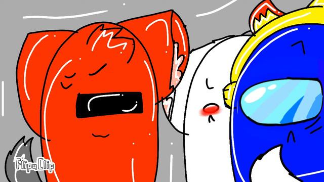 red x Black Among Us 7w7 meme смотреть онлайн