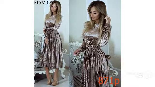 Покупки с Aliexpress - Классное велюровое платье смотреть онлайн