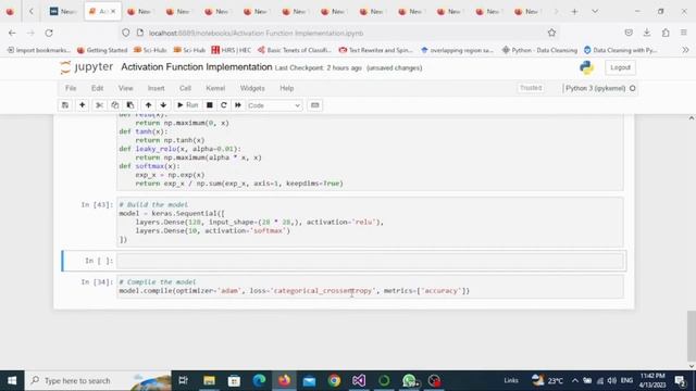 Implementation of Activation function in python using ANN: Part-3 | Classification of MNIST Dataset смотреть онлайн