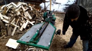 Видео-обзор. Дровокол реечный сделанный своими руками.