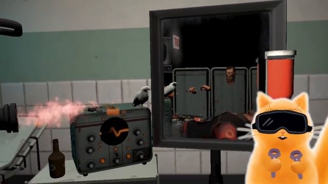 СИМУЛЯТОР ХИРУРГА В ИГРЕ Surgeon Simulator: Experience Reality Кот Джем играет в очках реальности V смотреть онлайн