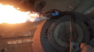 газовая горелка из старого резака