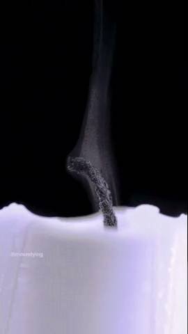 The smoke of a candle after blowing it out. смотреть онлайн