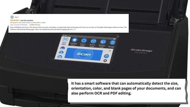 Fujitsu ScanSnap iX1600: Cloud-Enabled Document Scanner смотреть онлайн