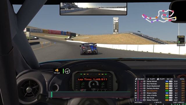 Production Car Challenge at Sonoma Raceway - iRacing Toyota GR86 смотреть онлайн