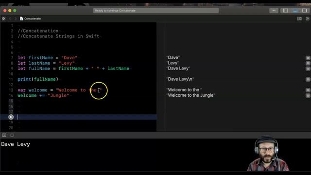 Concatenate Strings in Swift (and String Interpolation too!) смотреть онлайн