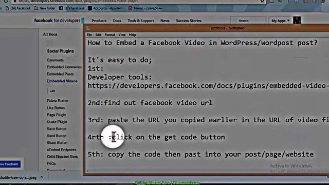 How to Embed a Facebook Video in WordPress/website/ wp post-page post? смотреть онлайн