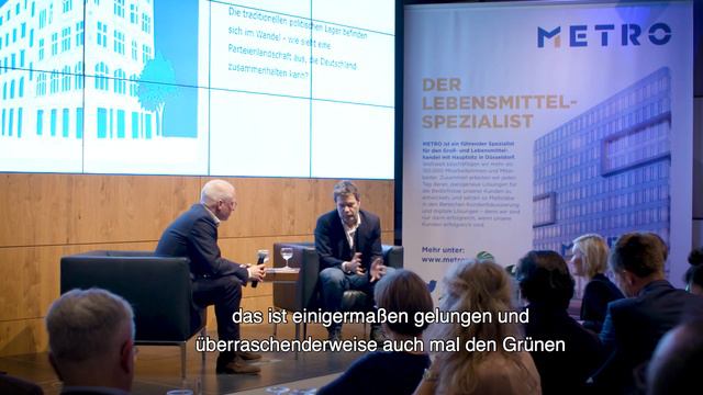 Robert Habeck zu seiner Popularität @ Berliner Mittwochsgesellschaft смотреть онлайн