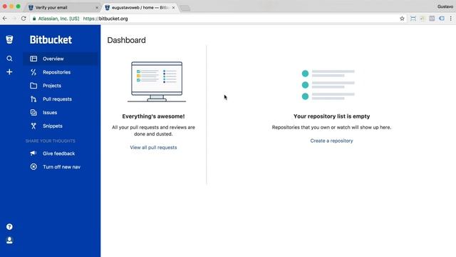 Git WorkFlow - Conta e Repositório no BitBucket | UpInside Treinamento смотреть онлайн
