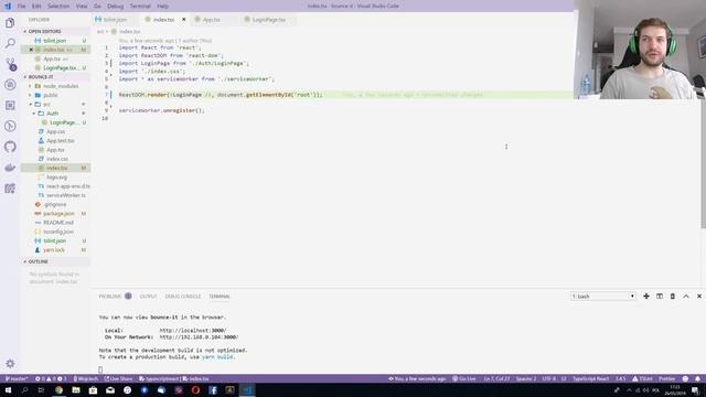 Ideas App (ReactJS, Typescript) #1 - Login form смотреть онлайн